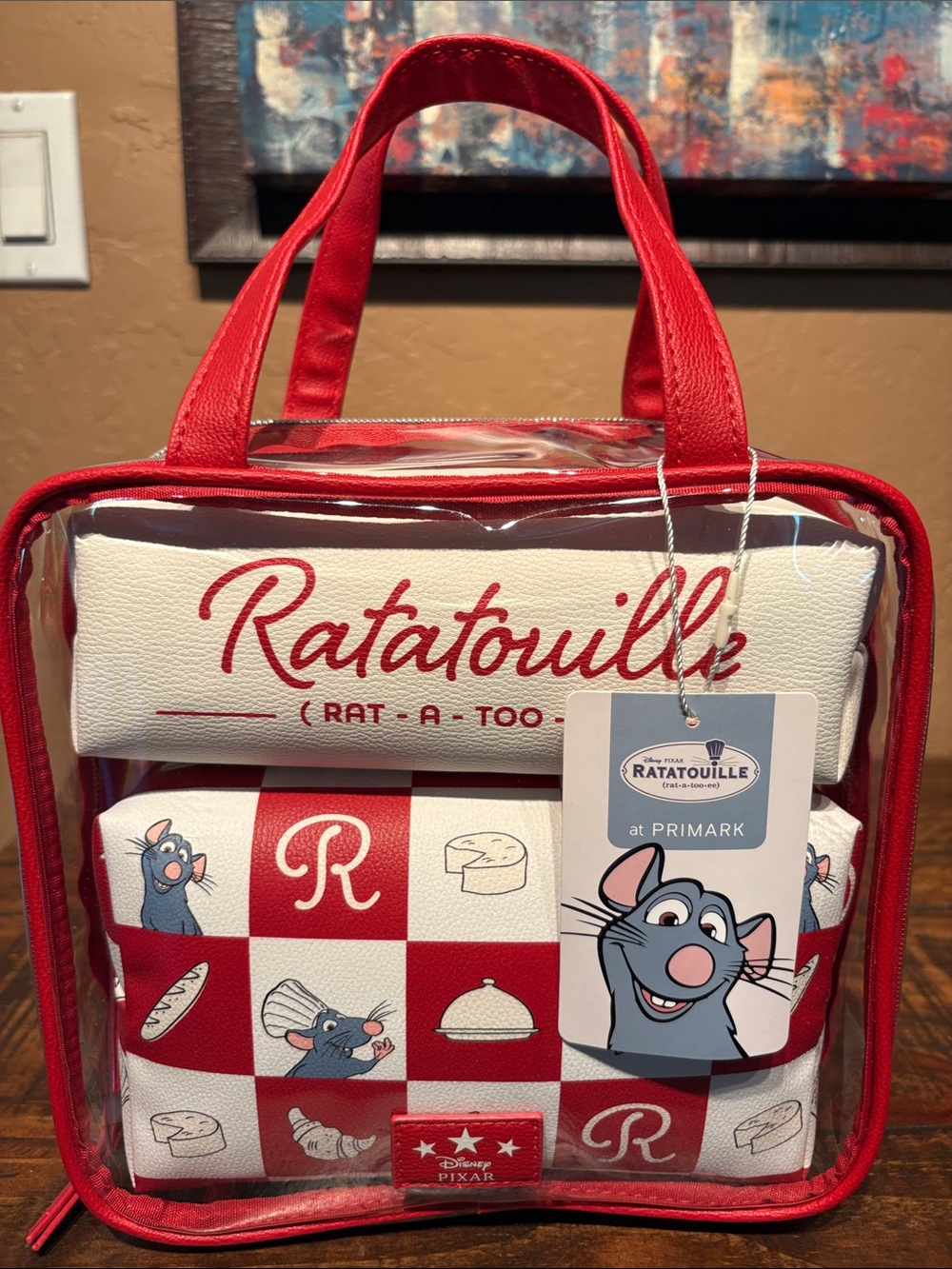 Disney Pixar NWT Ratatouille 3 Piece Bag Set